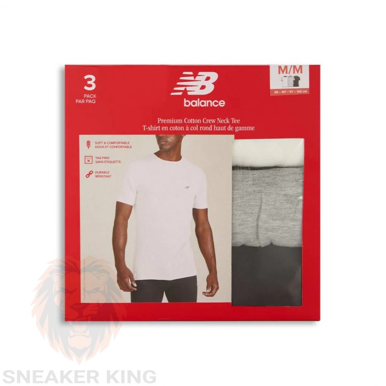 Футболки New Balance 3 Pack Cotton T-Shirt  набір 3 шт  NB3085-3 116N